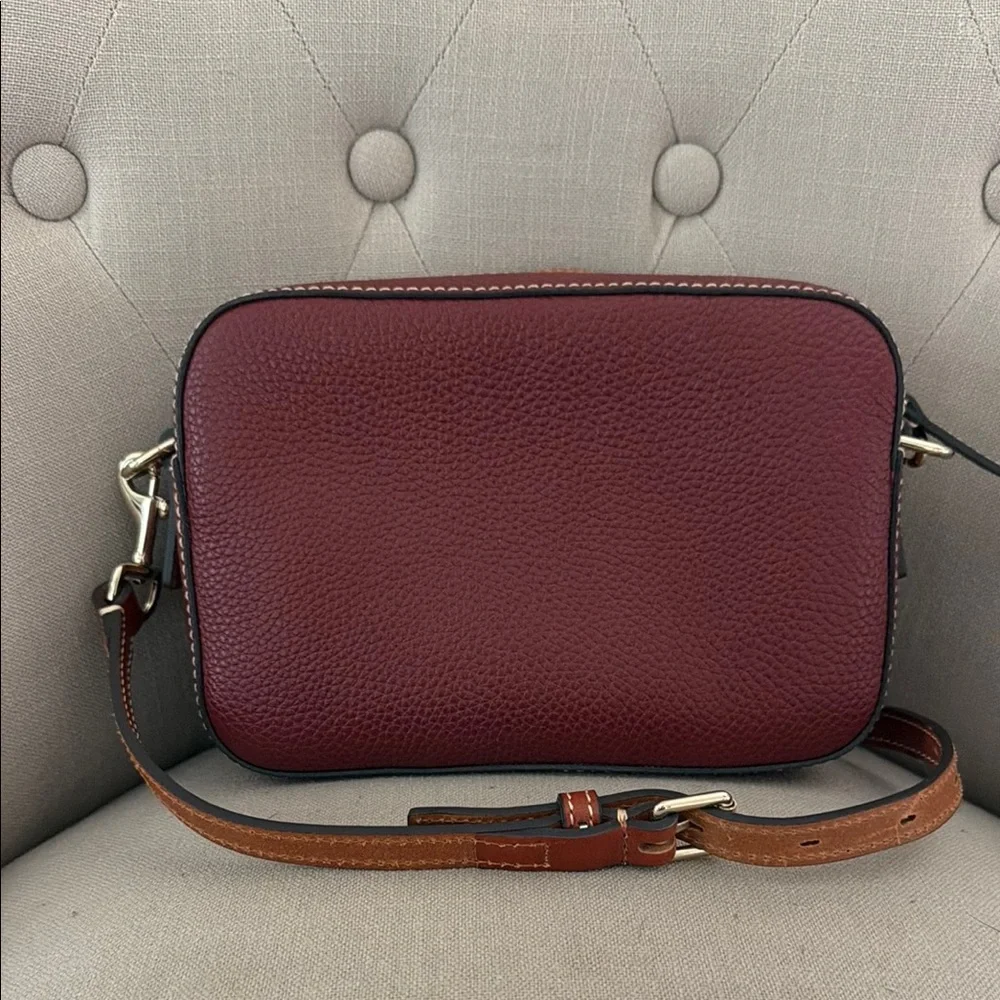 Dooney & Bourke Burgundy Crossbody Bag - Picture 2 of 8